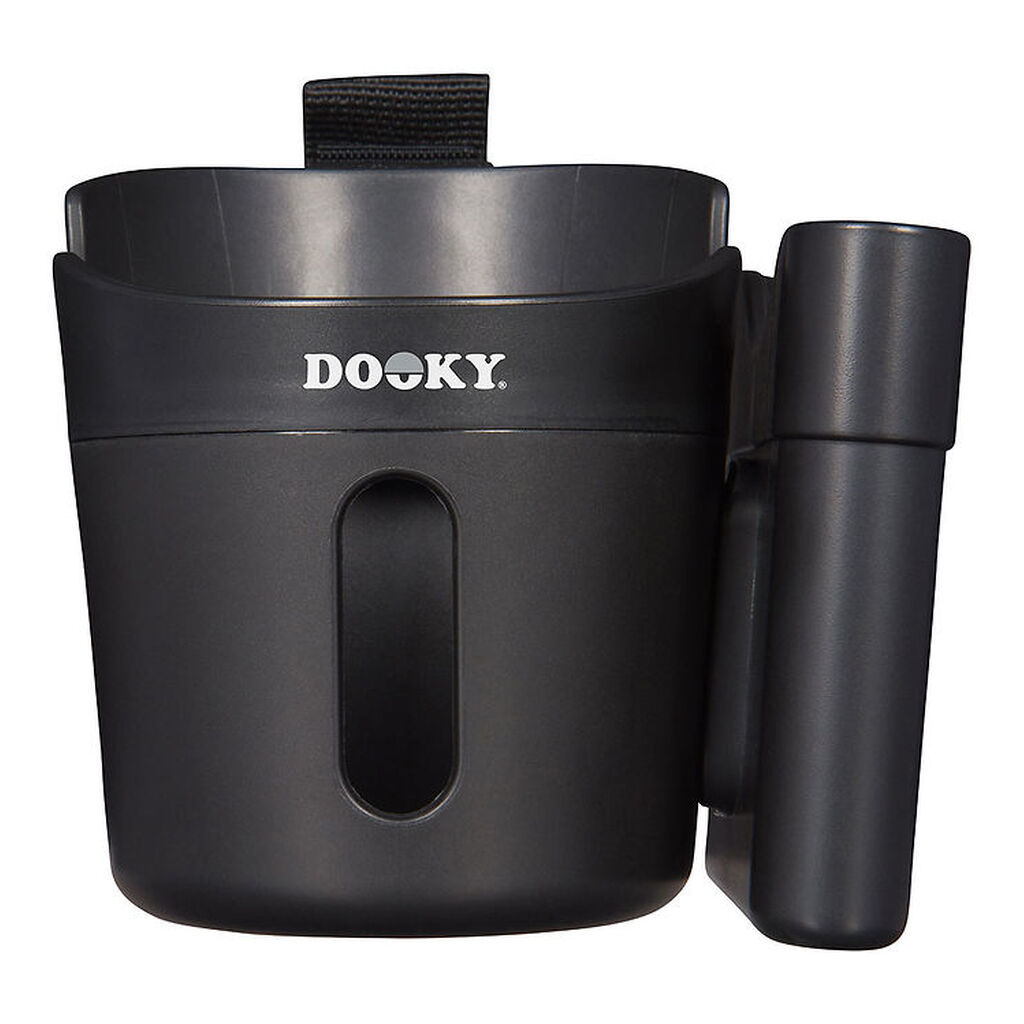 Dooky Kopholder/Mobilholder - 2-i-1 - Sort