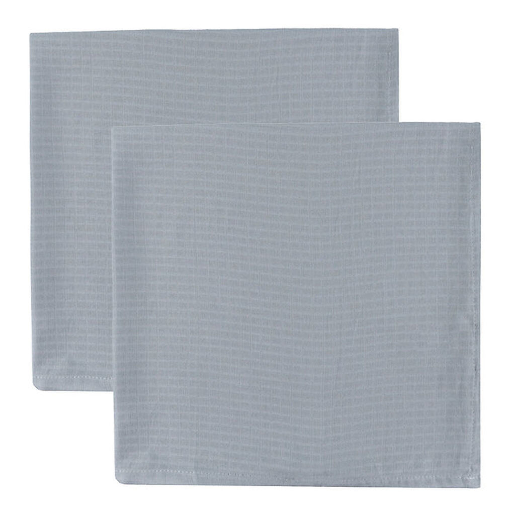 Müsli Stofbleer - 2-pak - 75x75 - Jasmin blue
