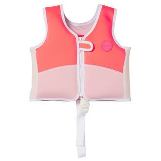 SunnyLife Svømmevest - Melody the Mermaid - 1-2 år - Neon Strawb