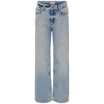 Kids Only Jeans - KogElla - Wide - Medium Blue Denim/Rhinestone