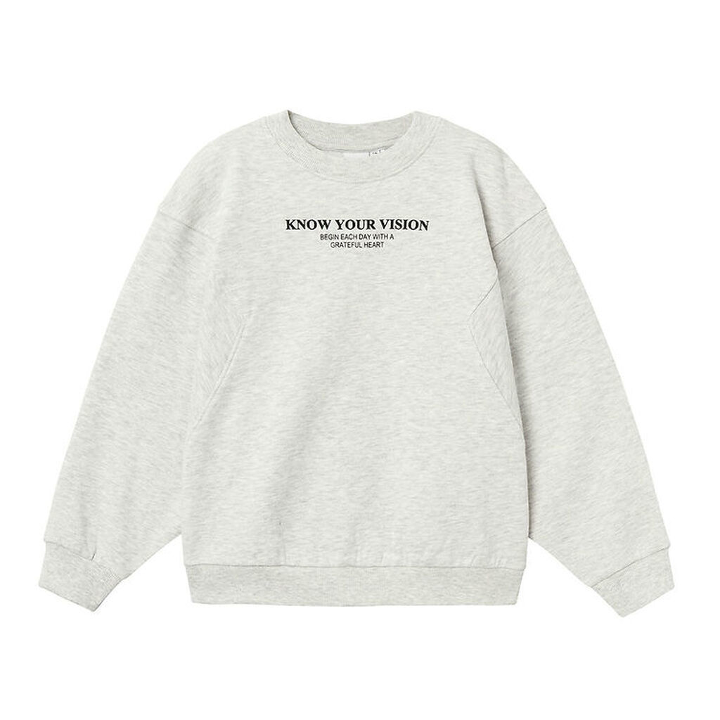 Name It Sweatshirt - NkfNakonni - Light Grey Melange