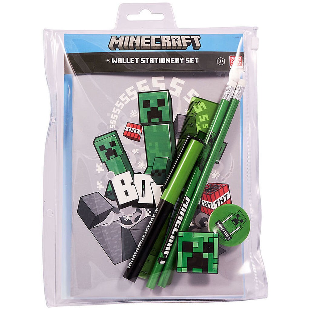 Minecraft Skrivesæt - 7 dele