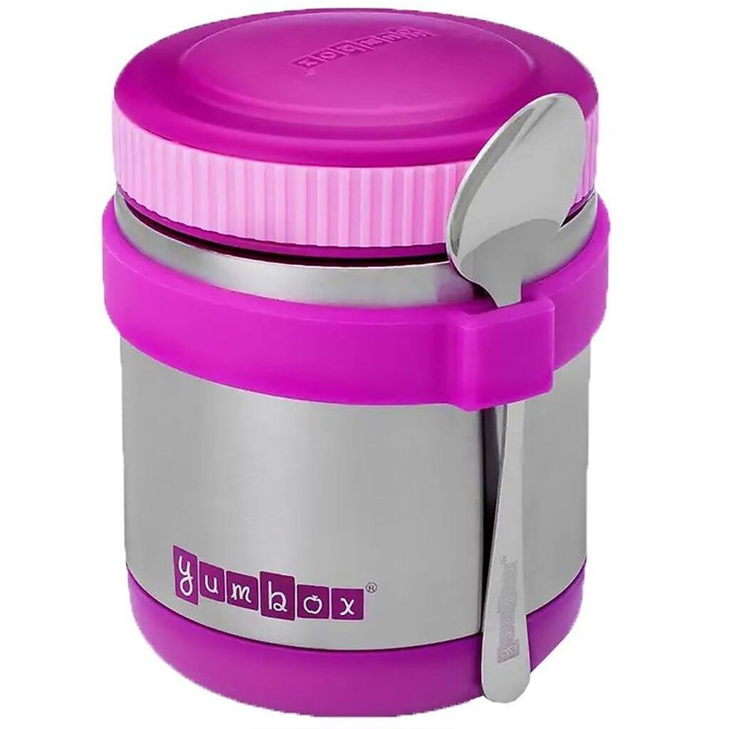 Yumbox Termoskål m. Ske/Bånd - 420 ml - Bijoux Purple