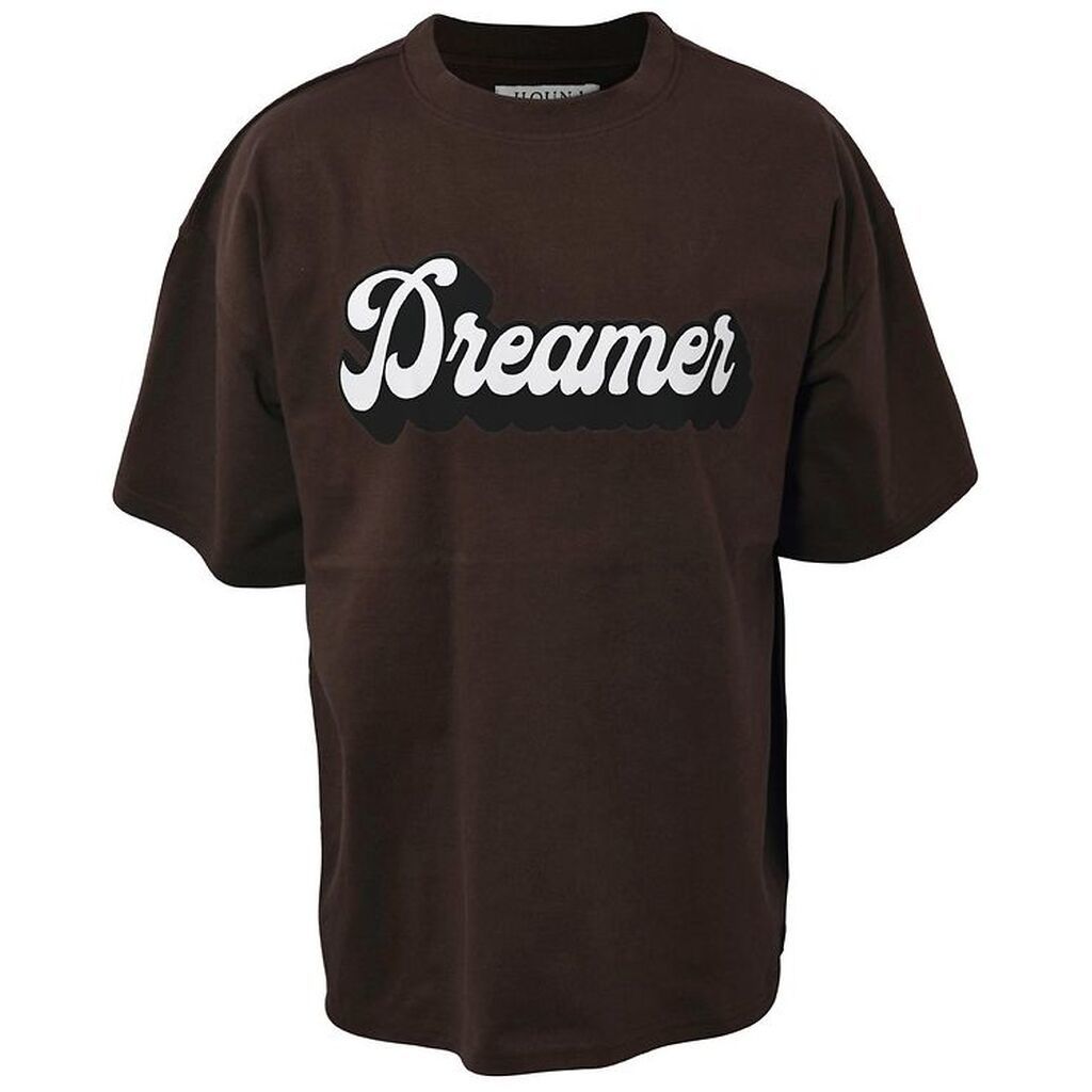 Hound T-shirt - Oversized - Brown