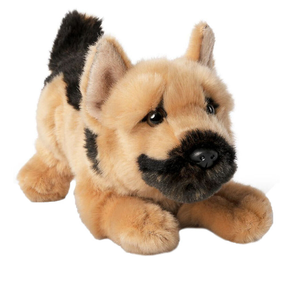 Living Nature Bamse - 24x15 cm - Schæferhund Legesyg Hvalp - Bru