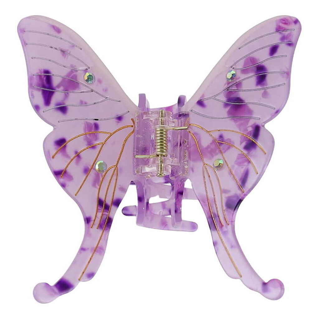 By Stær Hårklemme - Sommerfugl - Lilla