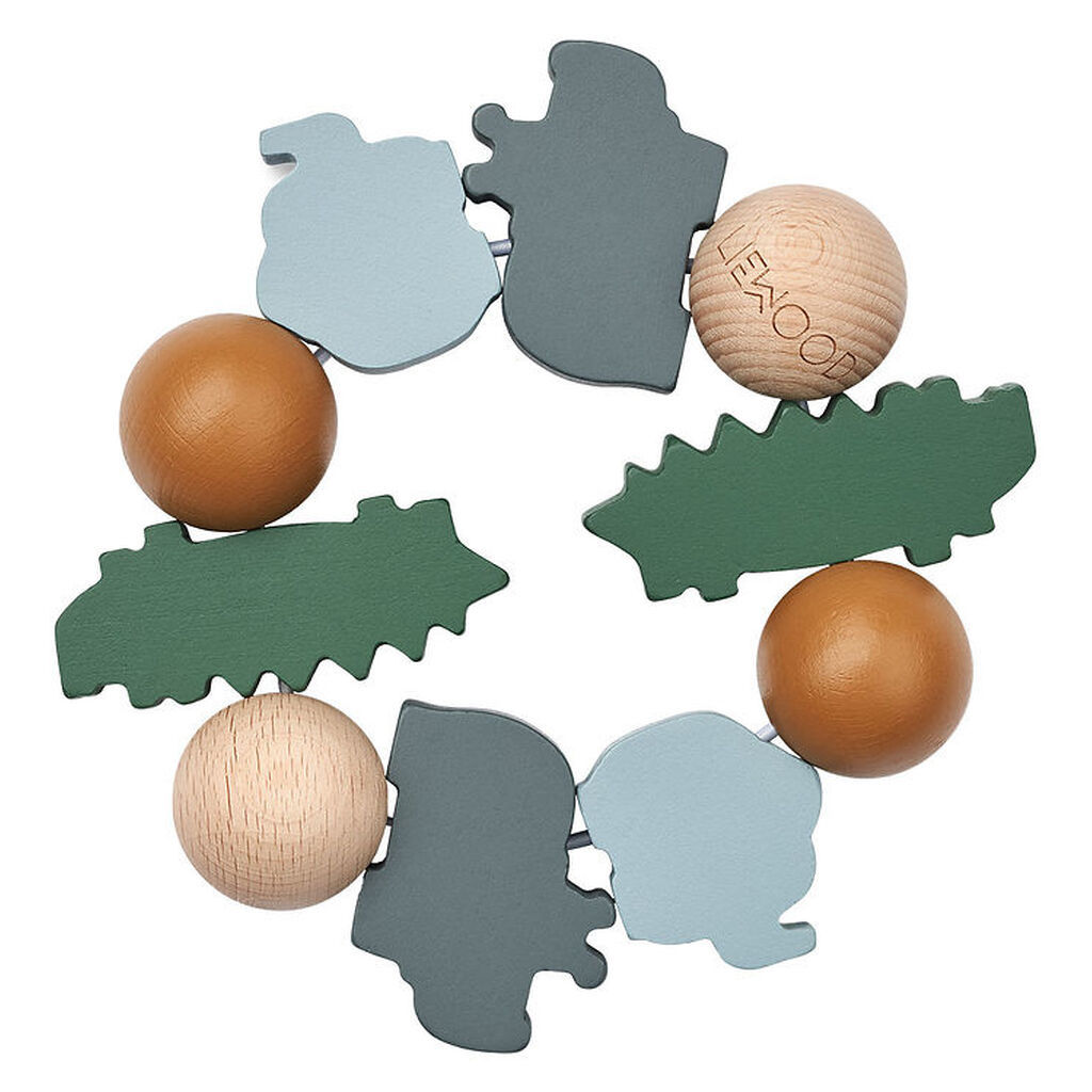 Liewood Rangle - Legend Rattle - Garden Green Multi Mix