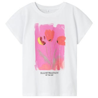 Name It T-shirt - NkfFabiala - Bright White