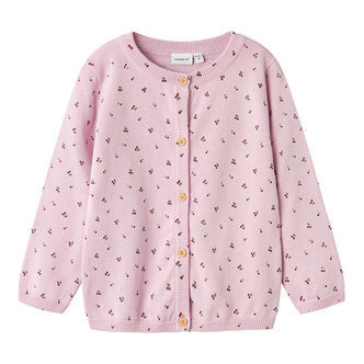 Name It Cardigan - Strik - NmfBasine - Winsome Orchid