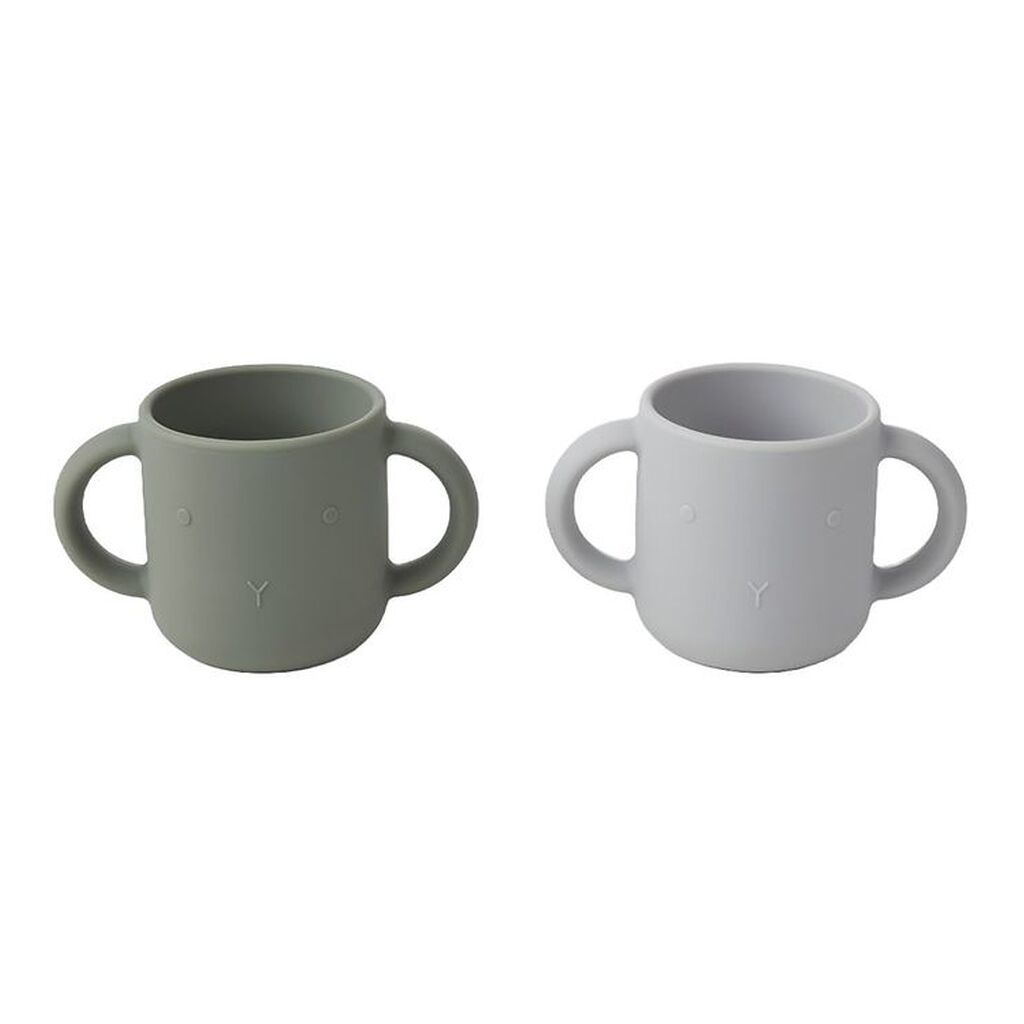 Liewood Kopper - 2-pak - Silikone - Gene - Faune Green