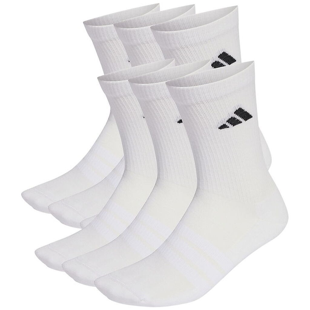 adidas Performance Strømper - 6-pak - Ess Crew - White/White/Bla