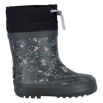 Wheat Termostøvler - Rubber - Forest Lake Checked Flowers