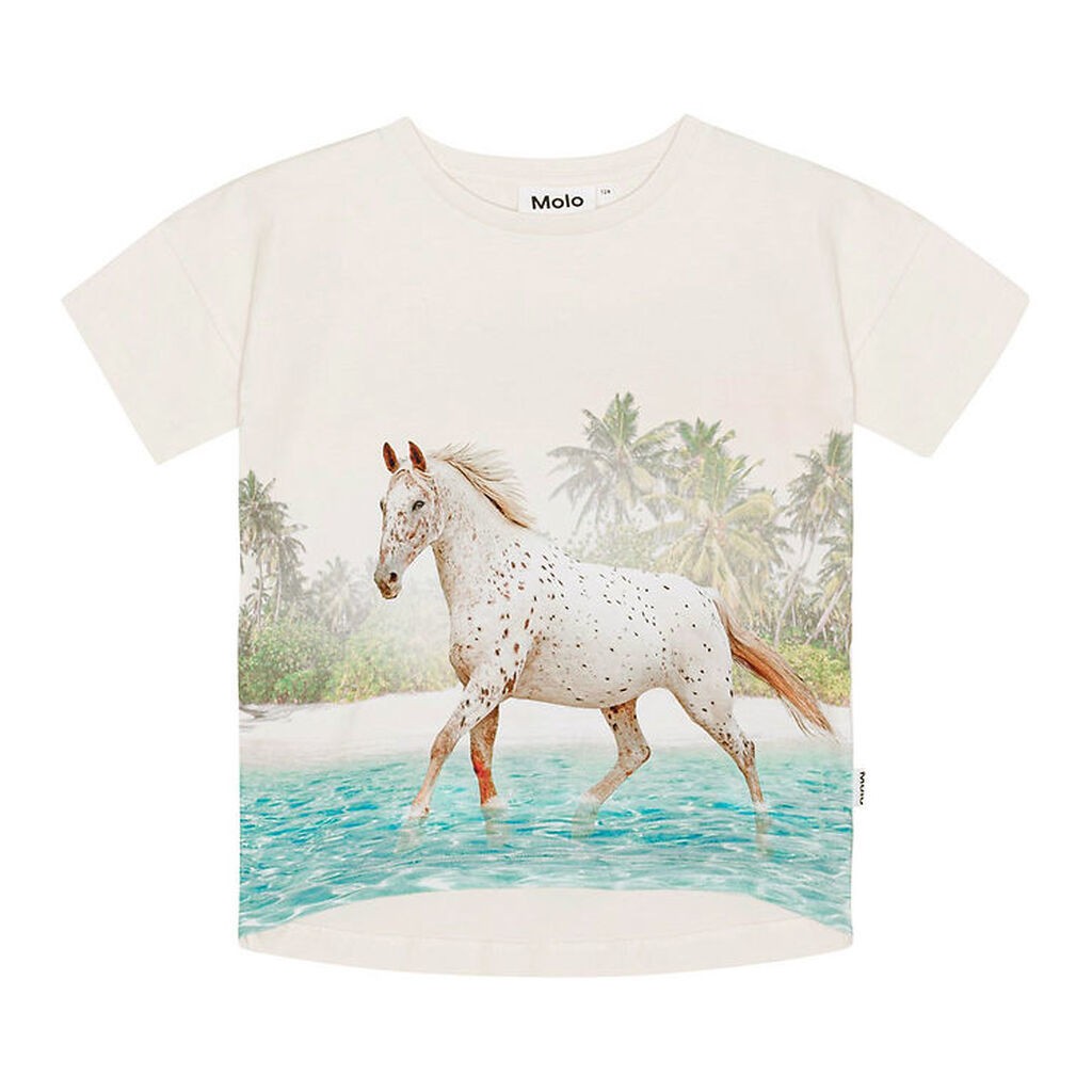 Molo T-shirt - Raeesa - Horse on Beach