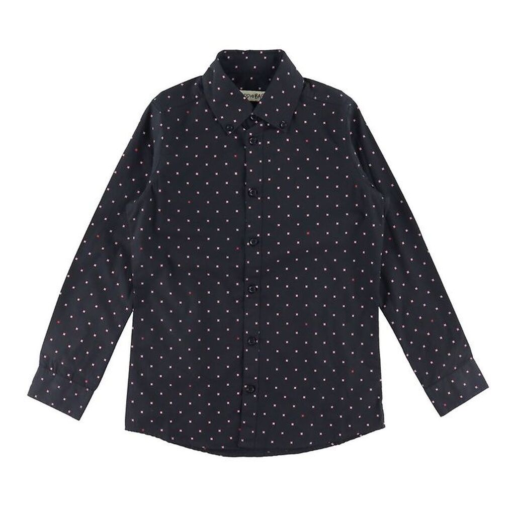 Add to Bag Skjorte - Sort m. Print