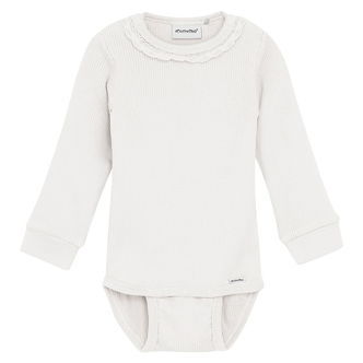 Minymo Body l/æ - Rib - Modal/Bomuld - Eggnog