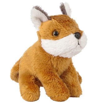 Living Nature Bamse - 14x10 cm - Smols - Ræv - Orange