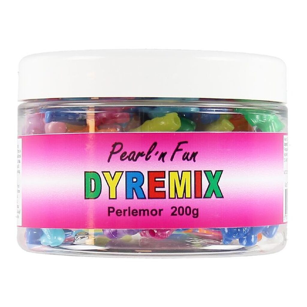 Pearl'n Fun Perler - Dyr - 200 gram - Perlemor