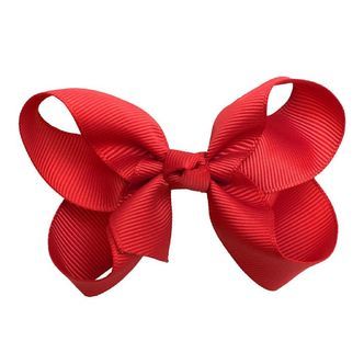 Little Wonders Hårspænde m. Sløjfe - Kamille - 6 cm - Red