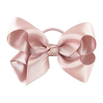 Little Wonders Hårelastik - Luana - 5 cm - Lyserød m. Glimmer