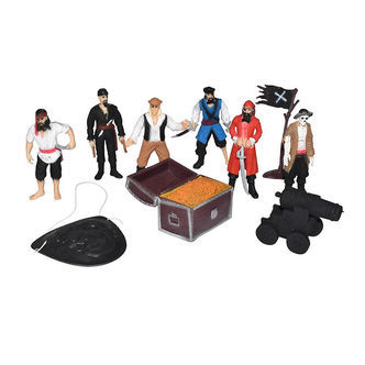 Wild Republic Figurer - Nature Tube - 10 stk. - Pirater