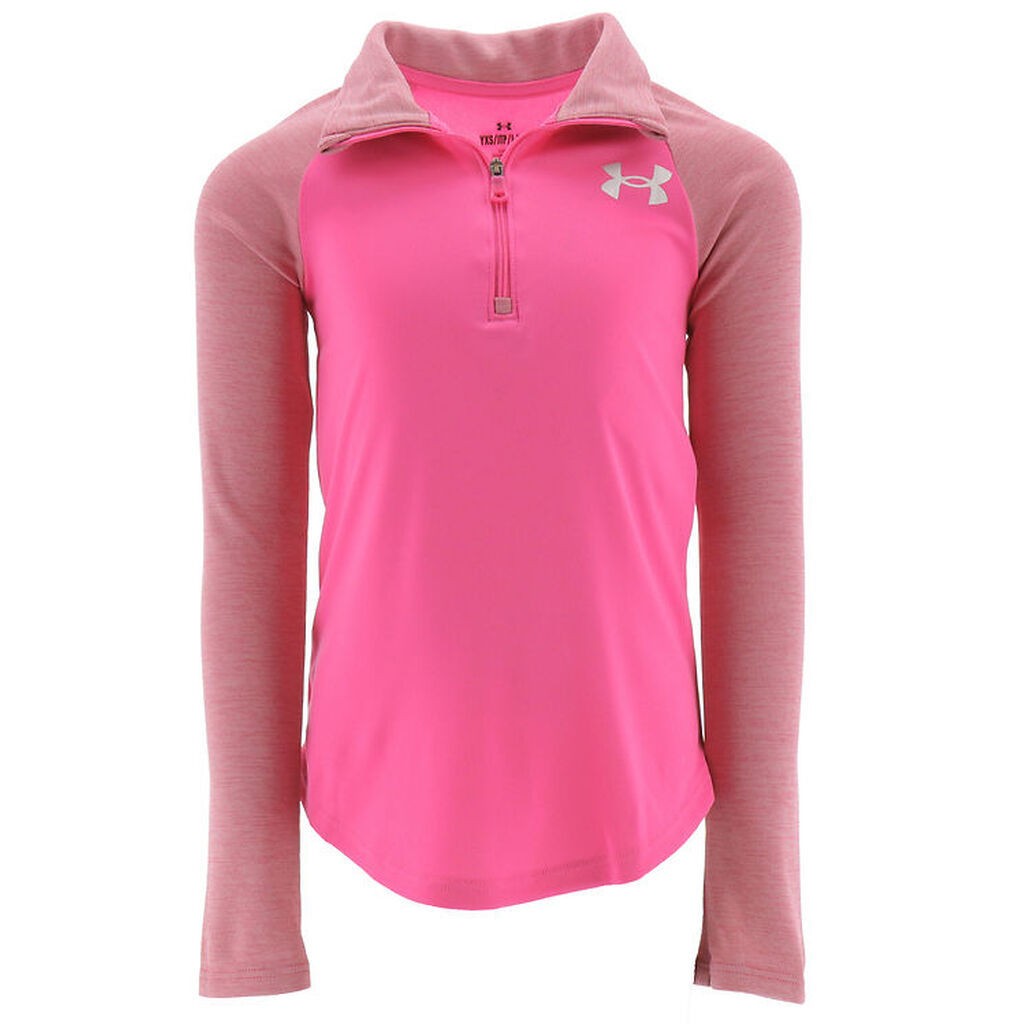 Under Armour Bluse - Tech Graphic 1/2 Zip - Rebel Pink