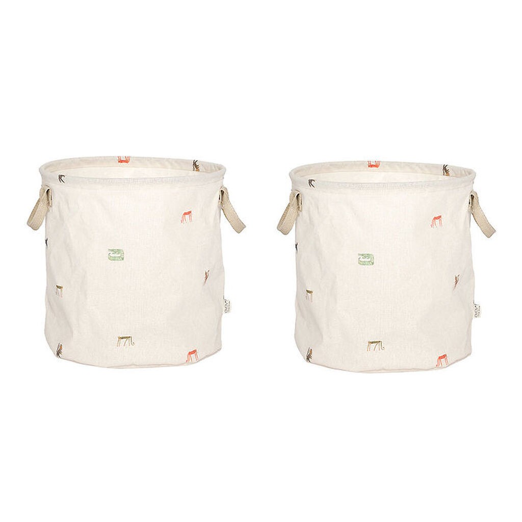 OYOY Opbevaringskurve - 2-pak - Moira - Medium - Multi