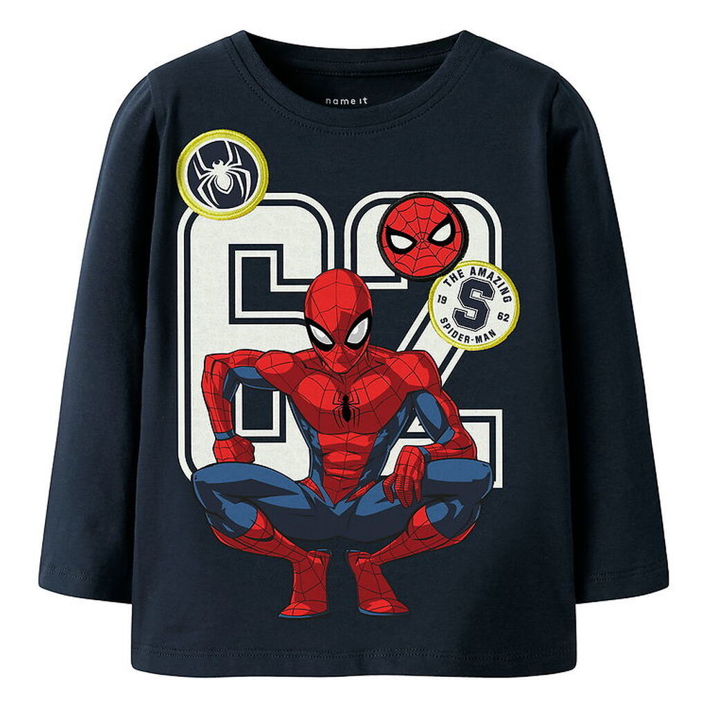 Name It Bluse - Noos - NmmDeep - Spiderman - Navy Blazer