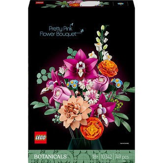 LEGOÂ® Botanicals - Smuk Pink Blomsterbuket 10342 - 749 Dele