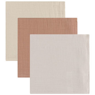 Liewood Stofbleer - Musselin - 3-pak - 65x65 cm - Lewis - Tuscan