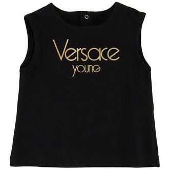 Young Versace Top - Sort m. Guld