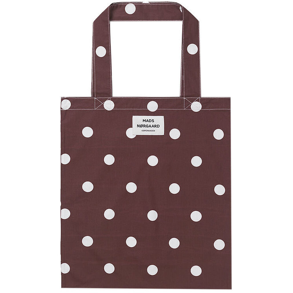 Mads Nørgaard Shopper - Atoma - Dot AOP Sassafras/White Alyssum