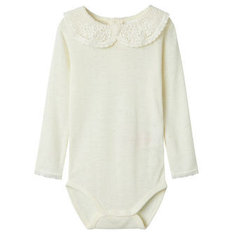 Name It Body l/æ - Uld - NmfWang - Snow White m. Hulmønster