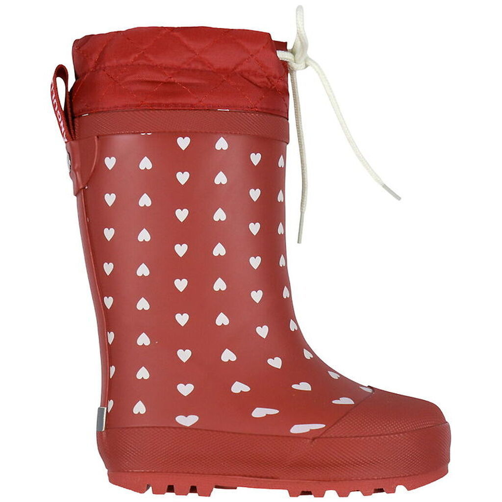 Angulus Termostøvler m. Uldfor - Red Hearts