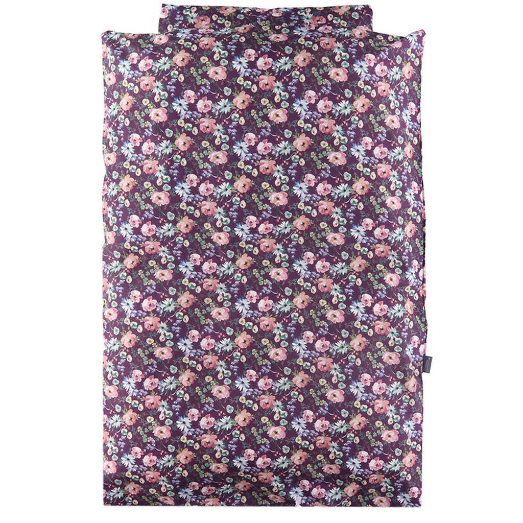 Nørgaard Madsens Sengetøj - Voksen - Blommelilla m. Blomster