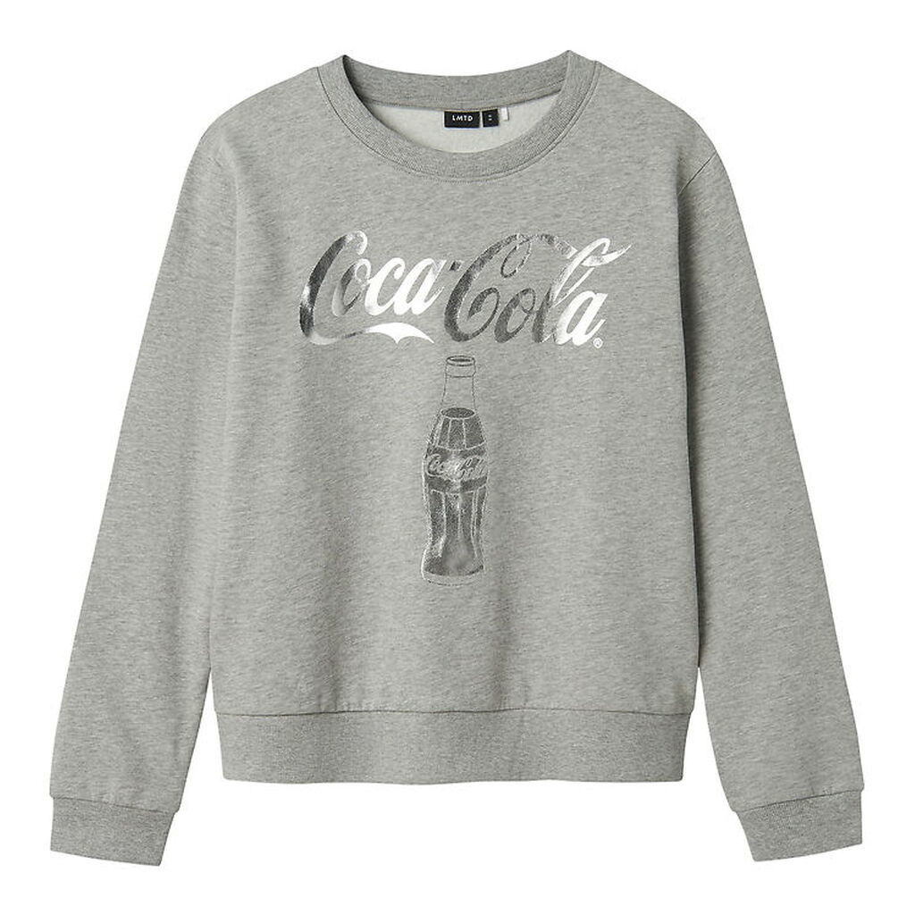 LMTD Sweatshirt - NlfSusi CocaCola - Gråmeleret