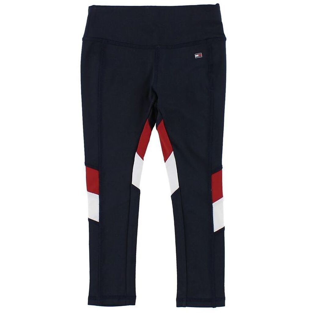 Tommy Hilfiger Leggings - Navy m. Rød/Hvid