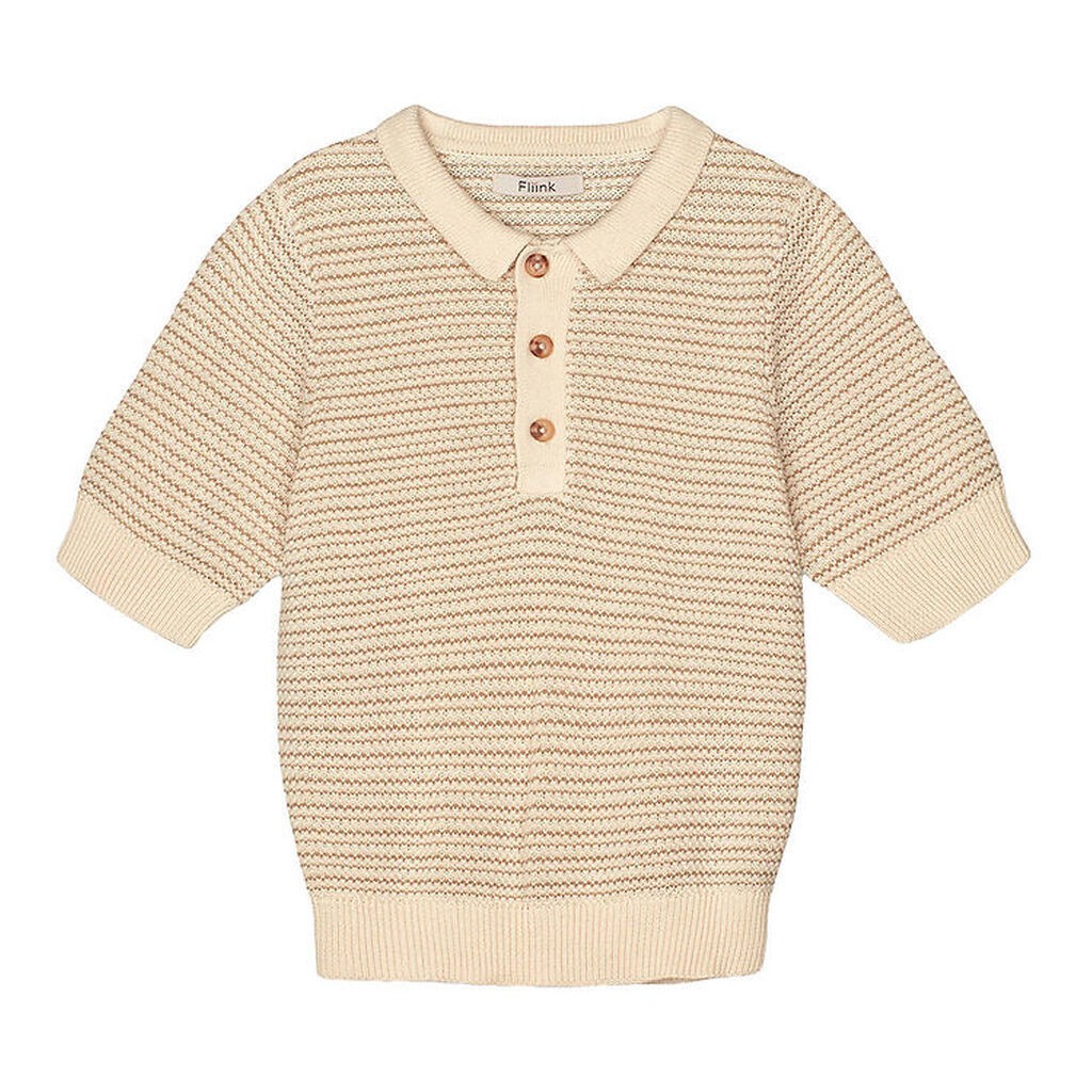 Fliink Polo - Strik - Utily - Sandshell