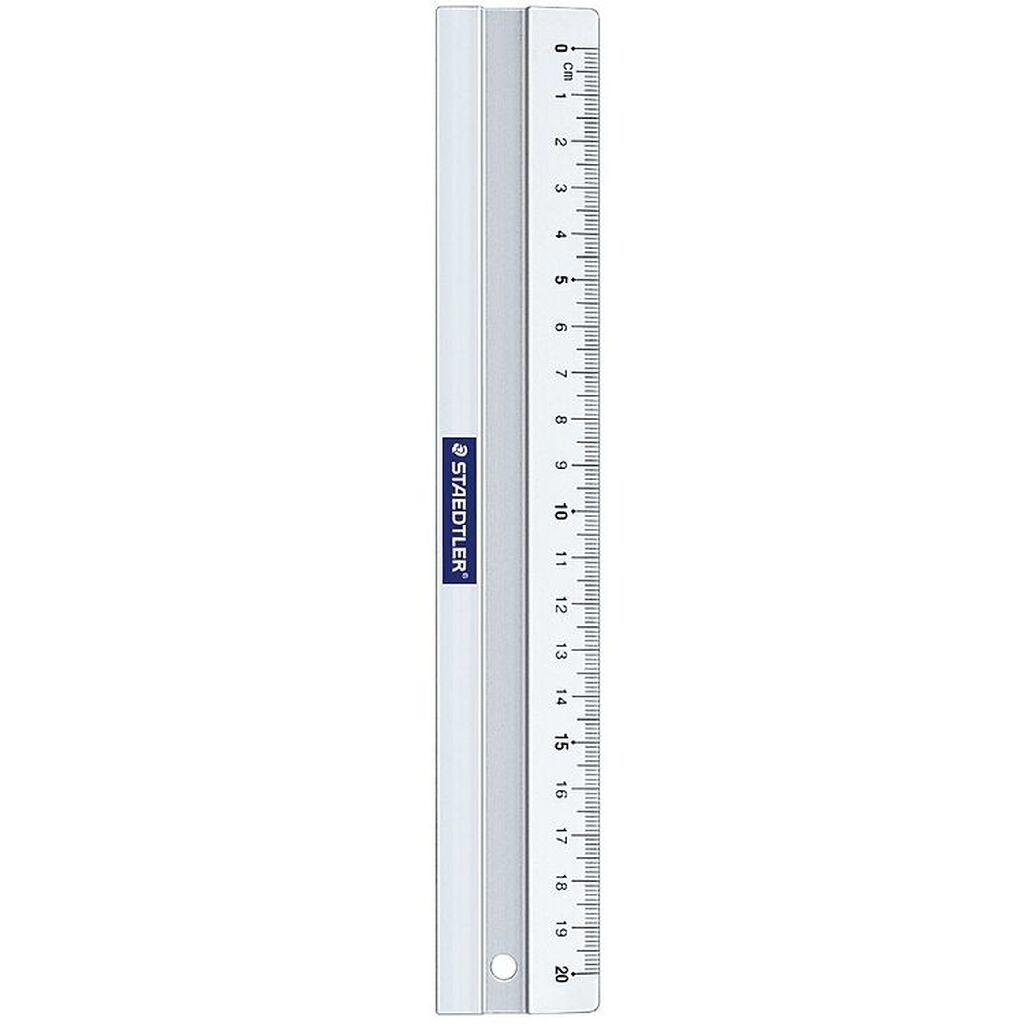 Staedtler Lineal - 20 cm - Aluminium