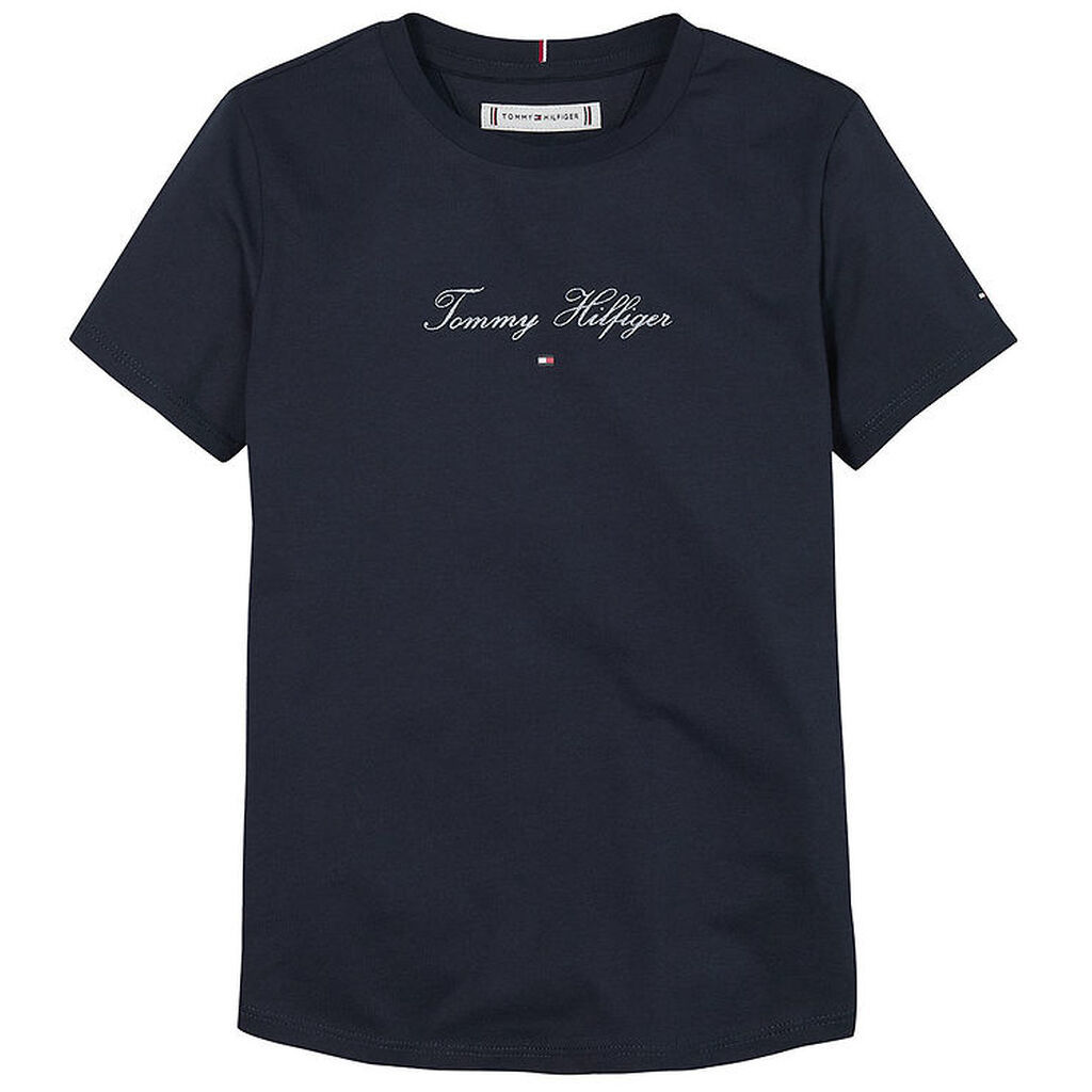 Tommy Hilfiger T-shirt - Script Slim - Dark Night Navy