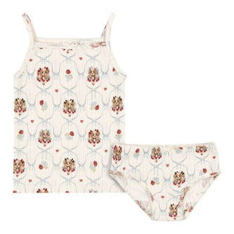 Konges Sløjd Undertøj - Rib - Minnie - Puppy m. Hulmønster