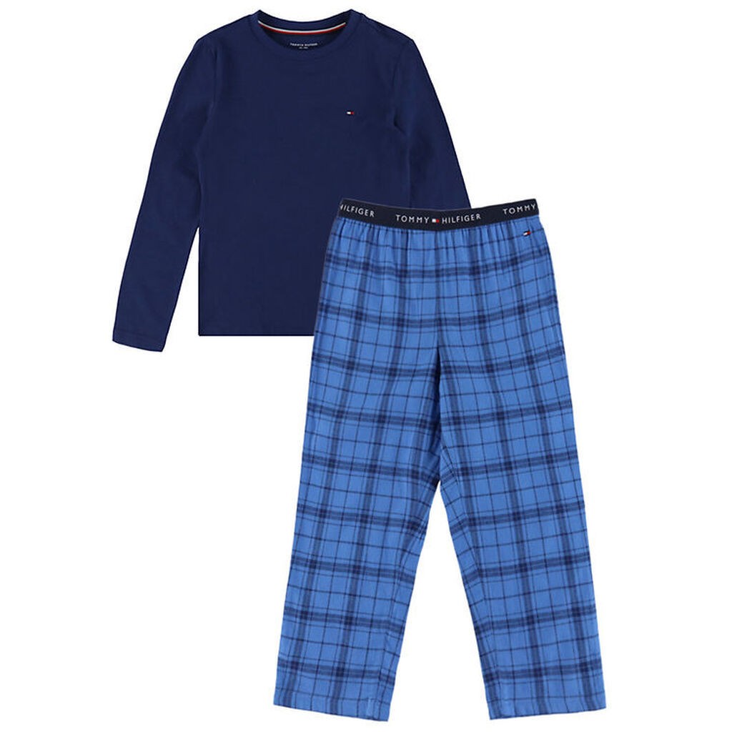 Tommy Hilfiger Nattøj - Preppy Navy/Tonal Check Navy
