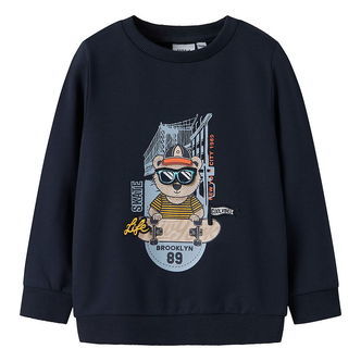 Name It Sweatshirt - NmmLen - Navy Blazer