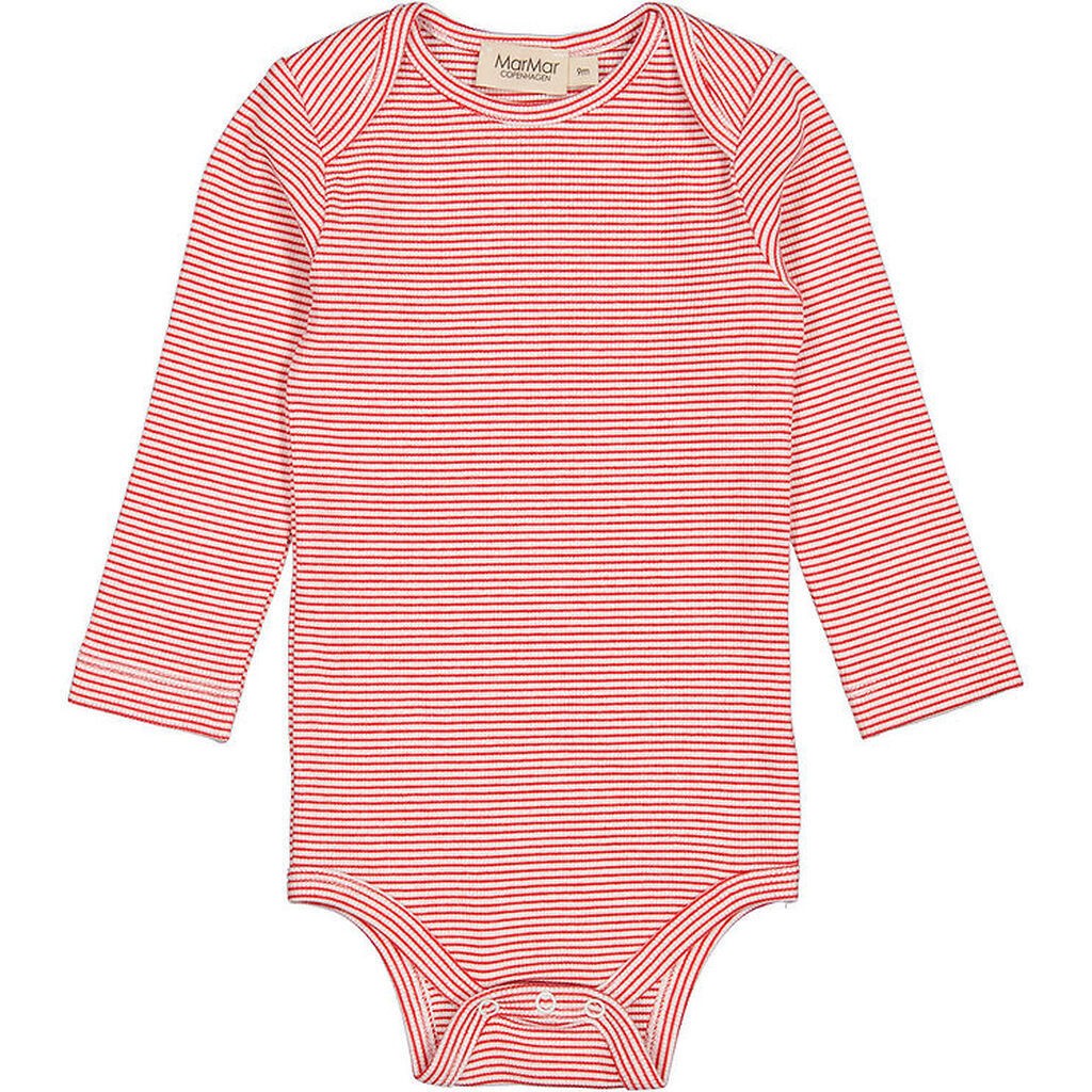 MarMar Body l/æ - Rib - Modal - Ben - Red Stripe