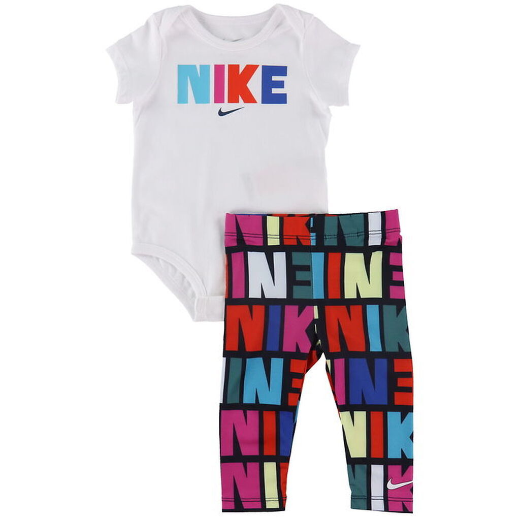 Nike Bodysæt - Leggings/Body k/æ - Obsidian