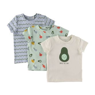 Name It T-Shirt - NbmDylan - 3-pak - Glacier