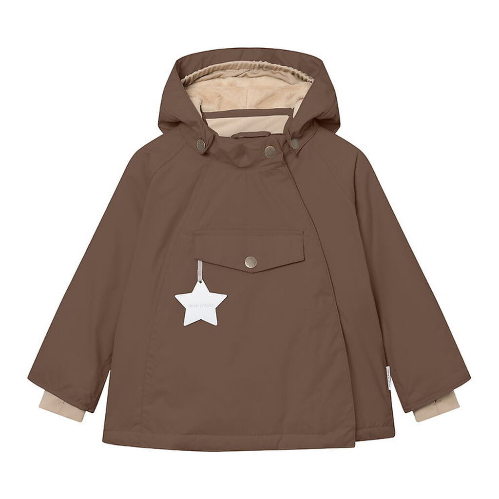 Mini a Ture Vinterjakke - MatWang Fleece - Chestnut Brown