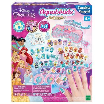 Aquabeads Perlesæt - Nail Studio - Disney Princess