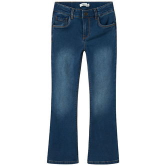Name It Jeans - Boot - Fleece - NkfSalli - Dark Blue Denim