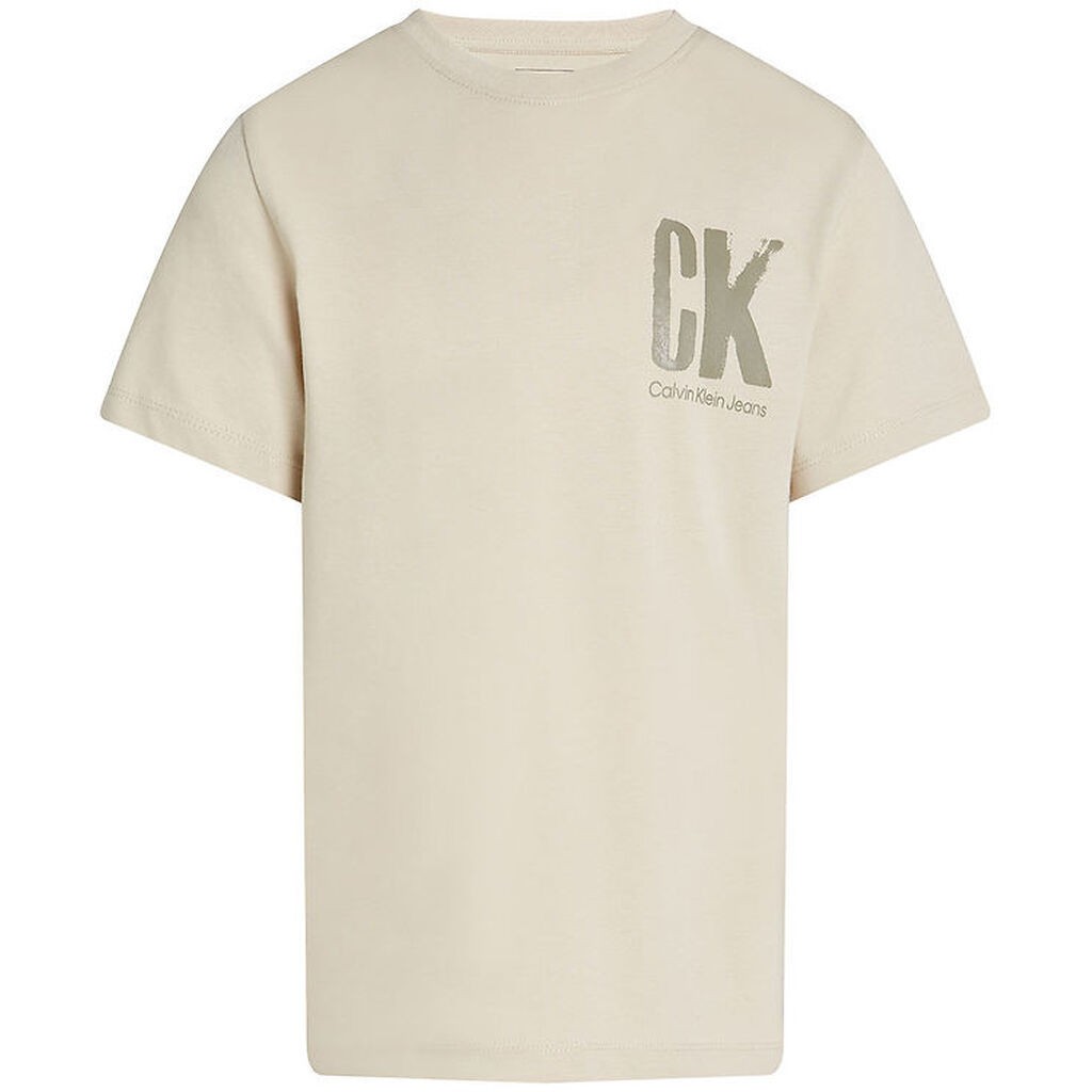 Calvin Klein T-shirt - Chest Surf Graphic - Oyster Grey