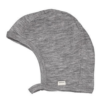 MarMar Babyhjelm - Uld - Hoody - Grey Melange